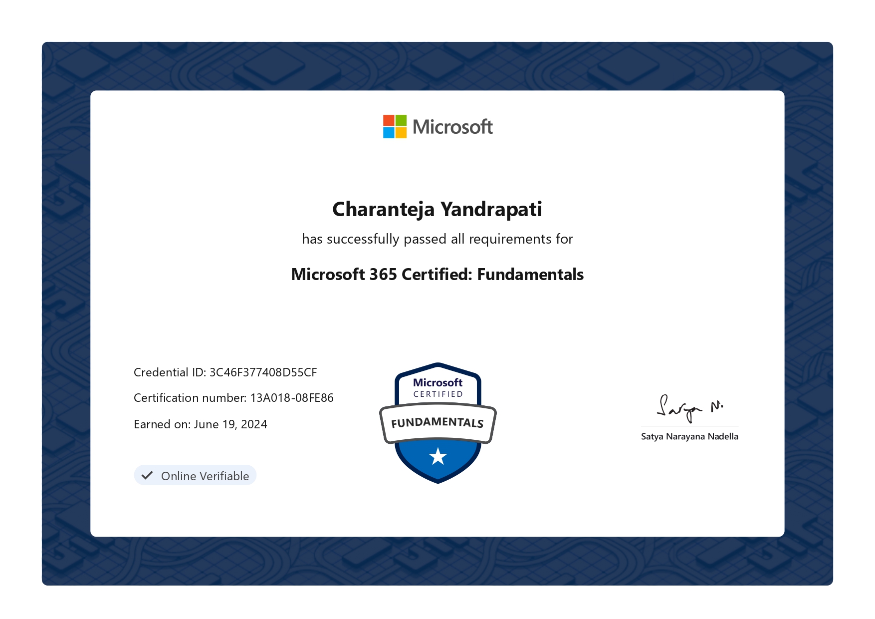 Microsoft Certified: M365 Fundamentals